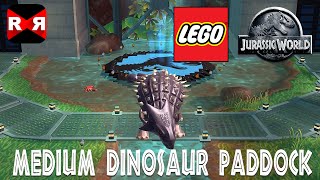 LEGO Jurassic World - Medium Dinosaur Paddock - iOS / Android - Walkthrough Gameplay