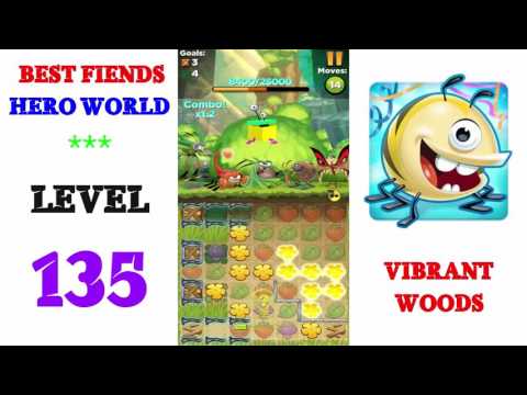 Best Fiends Hero Level 135 - Walkthrough