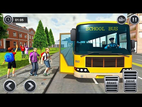 Super High School Bus Driving Simulator 3D - 2024