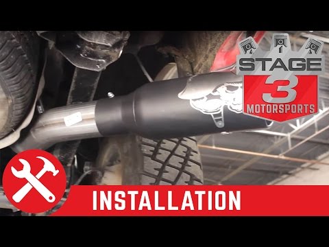 2011-2014 F-150 3.7L/5.0L/6.2L Gibson 4\" Metal Mulisha Cat-Back Exhaust Kit Install