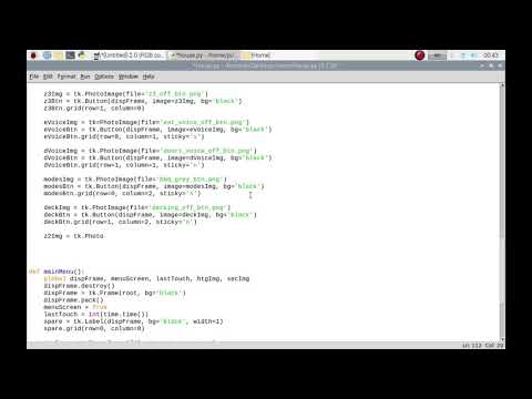 Heating Security Control Part 11 Raspberry Pi Coding Python Tkinter Gui