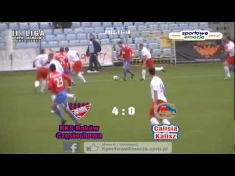 2012-11-18 RKS Raków Częstochowa - Calisia Kalisz 4:0 (1:0)