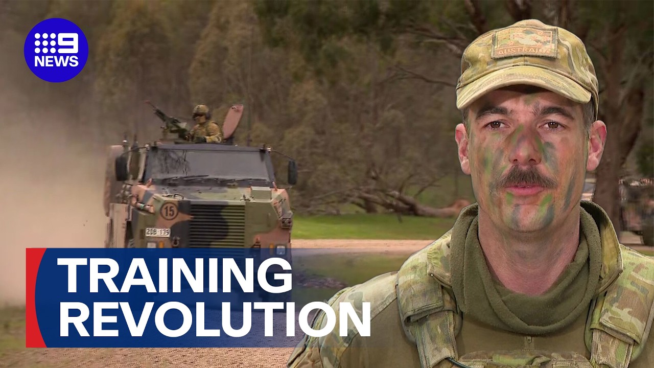 Inside the operation to train logistics and transport soldiers for combat | 9 News Australia