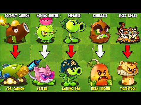 PvZ2 Discovery - Every Plants Evolution - Version 10.8.1