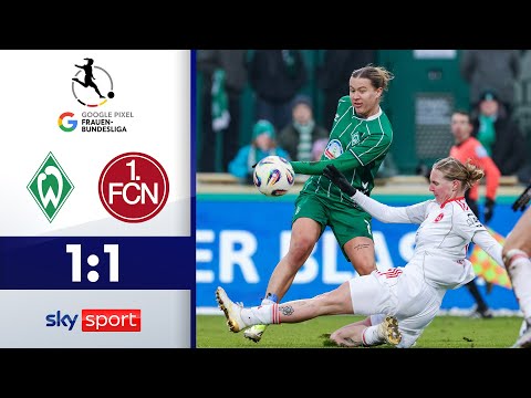 Überraschender Punktgewinn für den FCN! | SV Werder Bremen - 1. FC Nürnberg | Frauen-Bundesliga