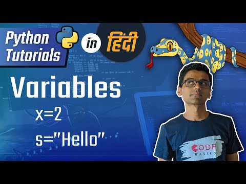 Python Hindi Tutorial 3 Variables