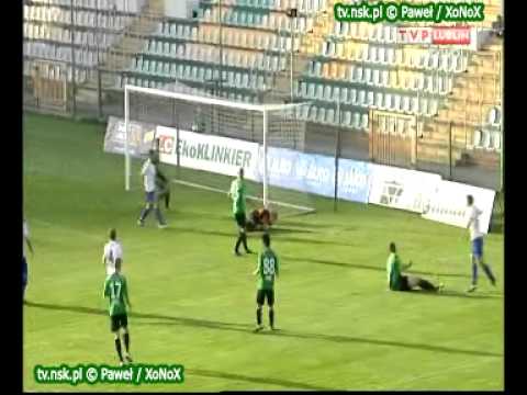 tv.nsk.pl 2012-09-08 Boganka Łęczna - Dolcan Ząbki 2-1 (2-1) bramki skrót wywiady