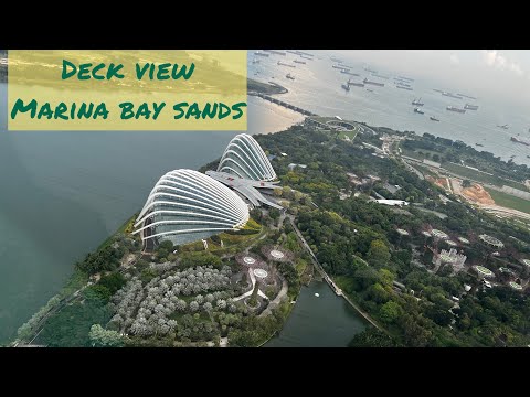 Singapore Marina Bay Sands observatory deck
