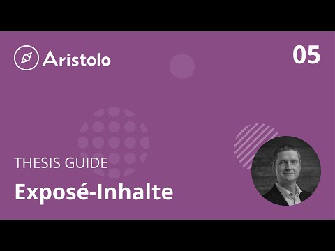 Wie schreibe ich ein Exposé für meine Bachelorarbeit oder Masterarbeit?