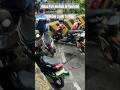 Motor Blong Rem Hantam Beton Pembatas Jalan