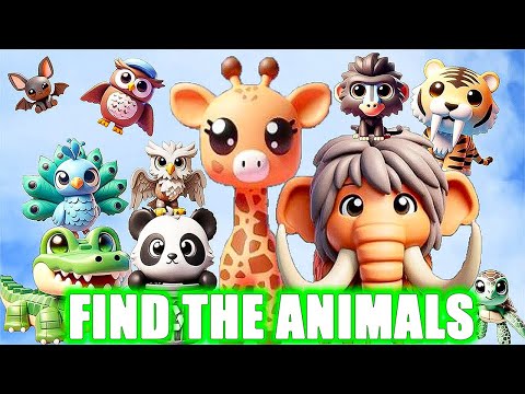 FIND the ANIMALS 🐯How to get ALL 115 Animals and Badges🐯 Roblox