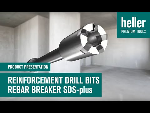 Heller Rebar Breaker SDS-plus - extremely robust reinforcement drill bit