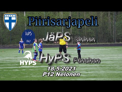 Piirisarja P12 JäPS Sininen - HyPS Punainen 18.5.2021