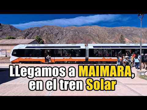 Maimará , llegamos con el tren Solar
