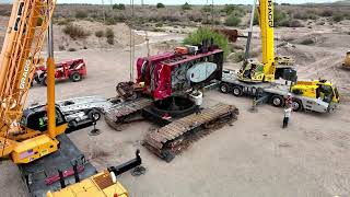 Transporting The Manitowoc 4600 | Carl's Dragline Service