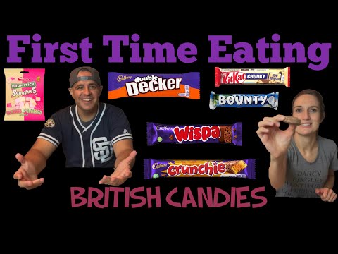 Americans Try British Candies for First Time! We rank our three FAVORITES!