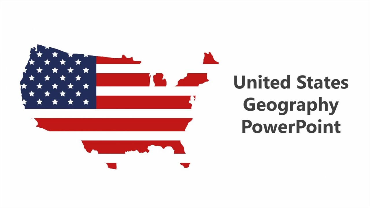 America  Map PowerPoint Presentation