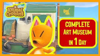 How to Complete the Art Museum in One Day (Animal Crossing New Horizons)