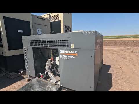 25kw Generac Natural Gas/Propane Generator Single Phase Weather Enclosure Used