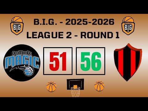 Oldmando Magic 51-56 Pagratians (Round1-League2-04/10/2025)