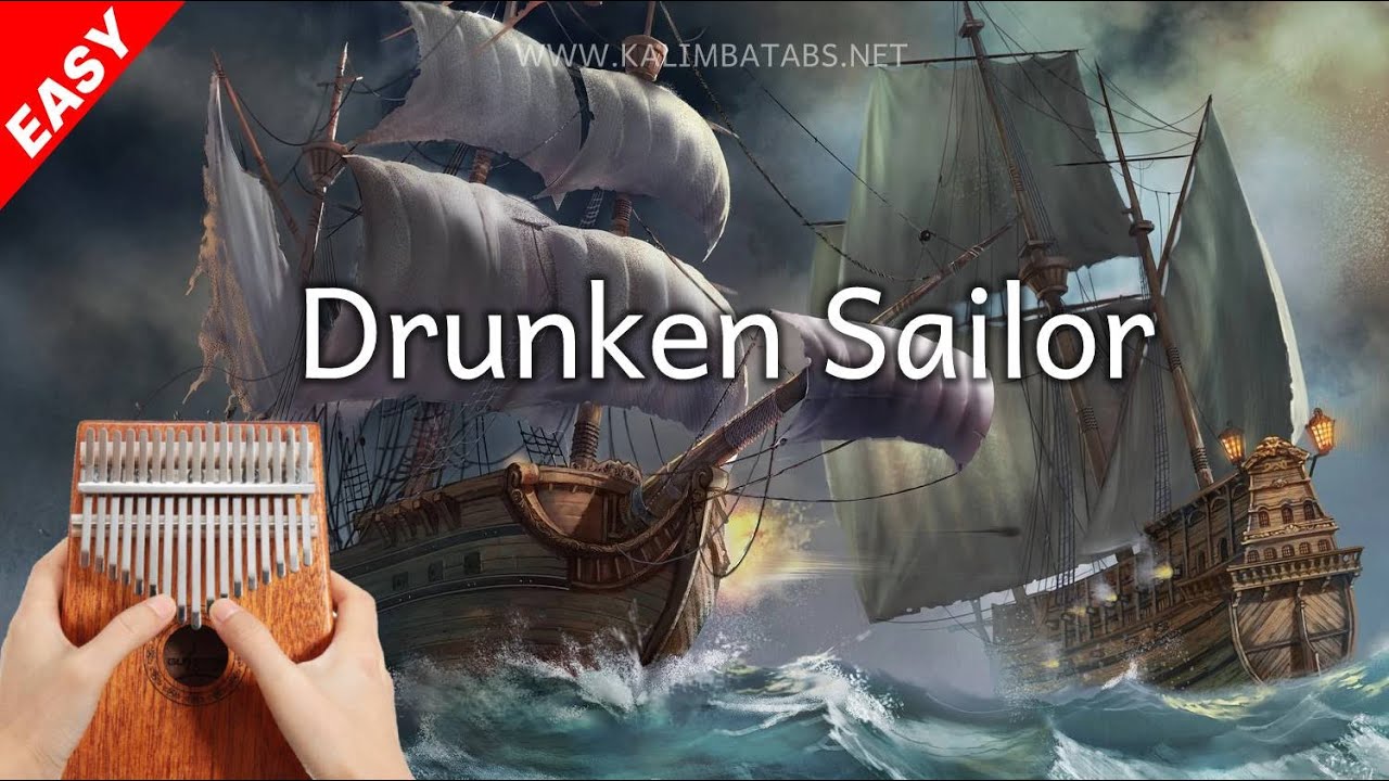 ⛵ Drunken Sailer – Irish Rovers | Easy | kalimba Tutorials | Tabs in Description