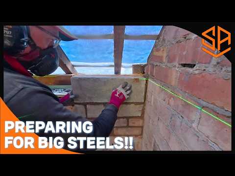 PREPPING FOR BIG STEEL BEAMS