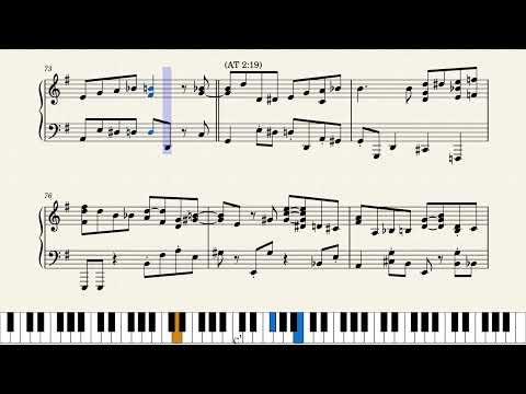 George Shearing "It Had To Be You" solo piano transcription