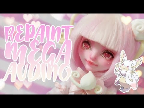 ☽ Moonlight Jewel ☾ Repaint Mega Audino Pokémon Doll