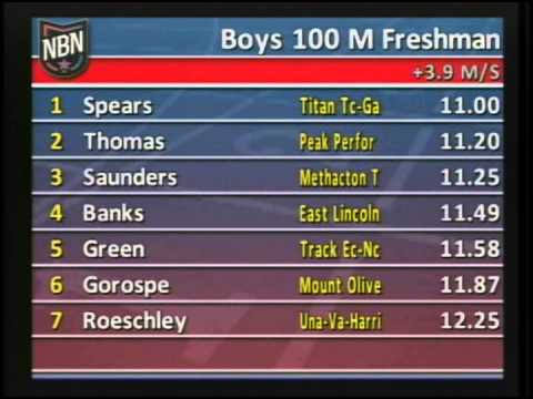 Boys 100m Freshman Heat 5 - New Balance Nationals Outdoor 2013