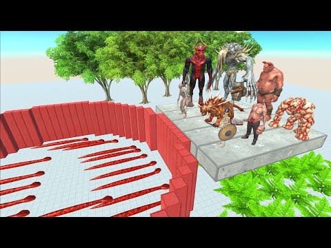 ALL INFERNALS vs TITANOBOA - Animal Revolt Battle Simulator