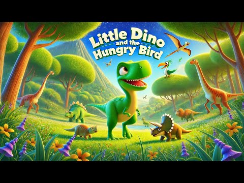Little Dino & the Terrifyingly Hungry Bird | Dinosaur for kids | Bedtime Stories  |  #kidsstories