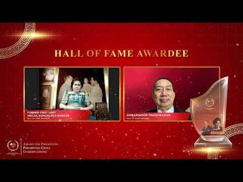 The Award for Promoting Philippines China Understanding APPCU 2022