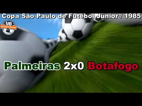 Copa São Paulo de Futebol Júnior / 1985 - Palmeiras 2x0 Botafogo
