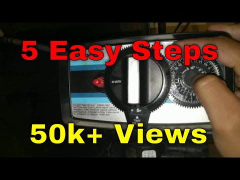 How to reset Water softner meter Culligen.