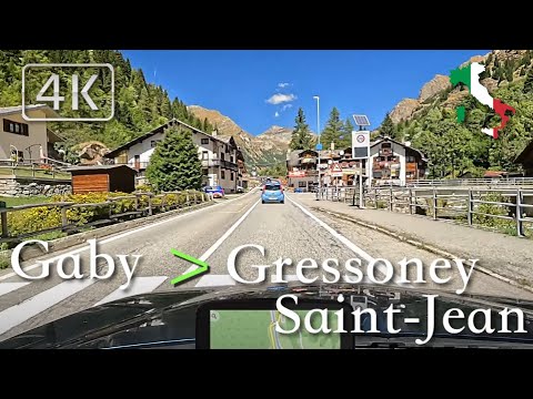 Scenic Drive (Valle d'Aosta), Italy [Gaby ⩾ Gressoney Saint Jean] August 2022 | 🌞