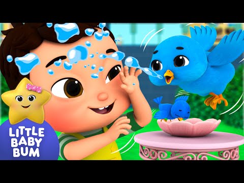 Two Little Dickie Birds ⭐ Baby Max's  Splashy Time! | Little Baby Bum