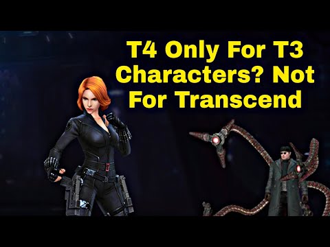 No T4 For Transcend Characters? T4 Only For T3 Characters - Marvel Future Fight