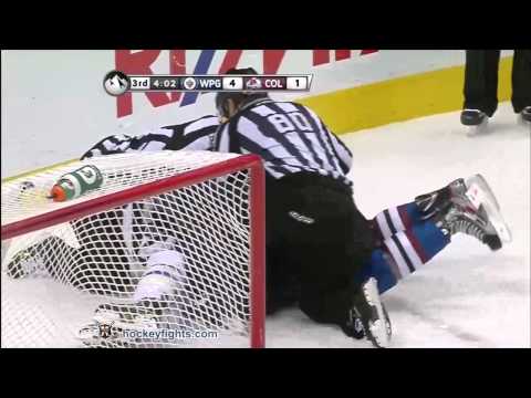 Tanner Glass vs Shane O'Brien Dec 27, 2011