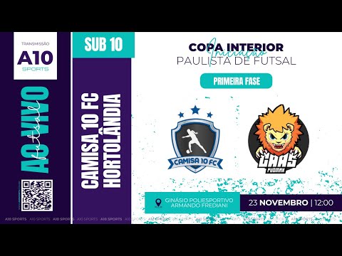 CAMISA 10 FC x CAAS - COPA INTERIOR PAULISTA DE FUTSAL - SUB 10