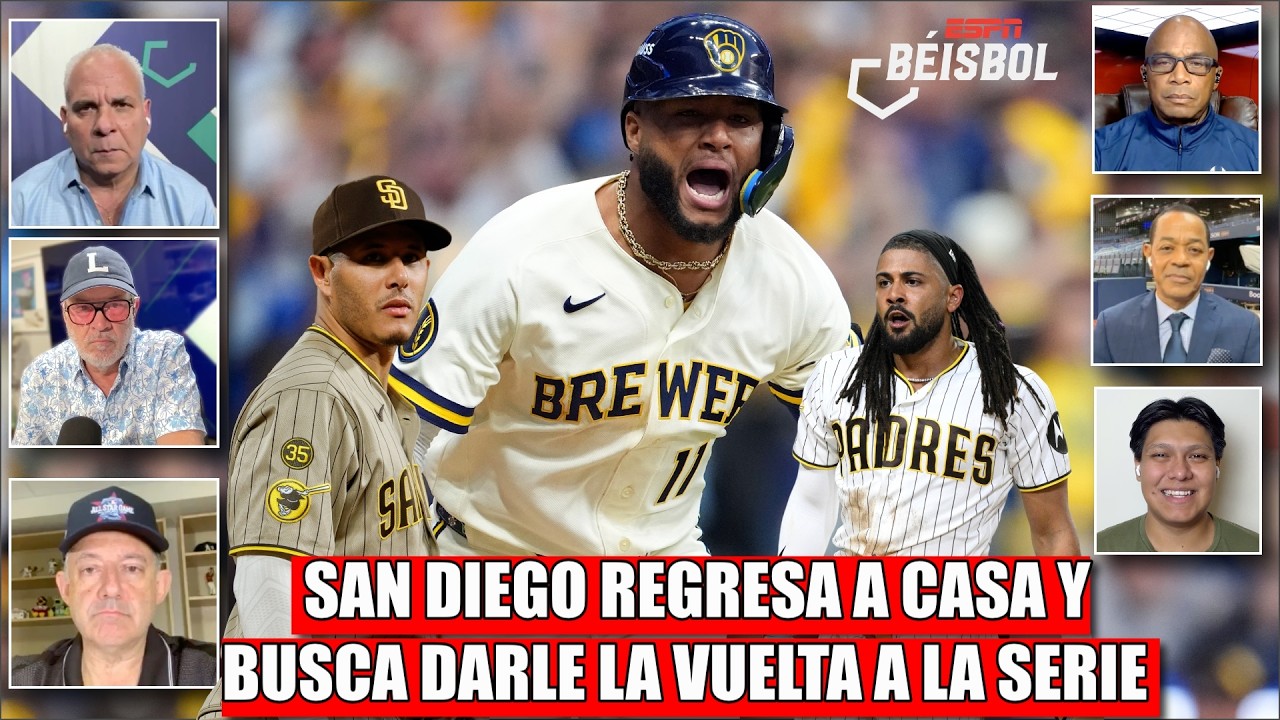 LOS PADRES NO ESTÁN ACABADOS, en su CASA son MUY FUERTES y pueden REMONTAR vs BREWERS | ESPN Beisbol
