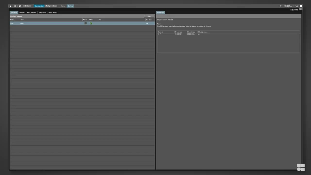 R1 tutorial. Devices view | d&b audiotechnik