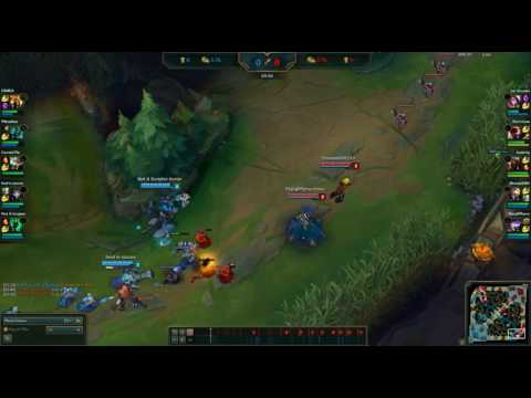 Perfect example how to play against morgana and ezreal bot with Thresh.