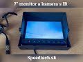 Kamerový systém 12/24V - kamera + 7" LCD monitor (4-PIN) - Video Youtube