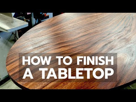 Best Way to Finish a Tabletop - Bailey Line Life #14