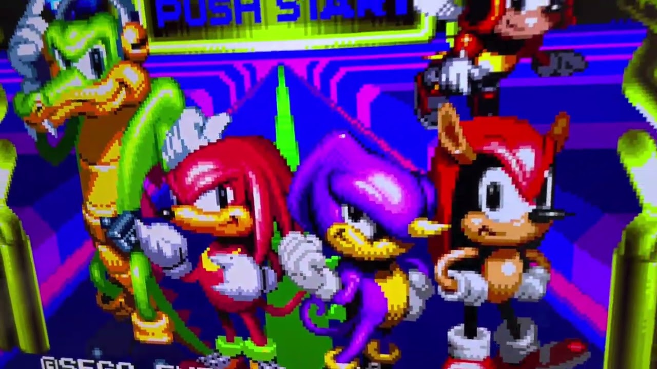 GF1 Neptune rodando knuckles Chaotix 32x - YouTube