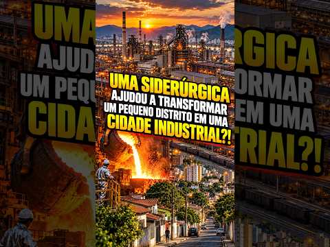 A siderúrgica que ajudou a transformar um distrito em uma cidade industrial
