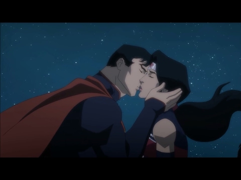 Superman assume Romance com mulher maravilha - Liga da Justiça