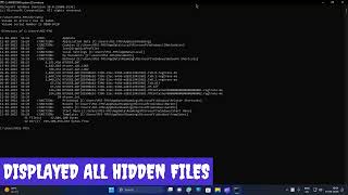 how to find  all hidden files using command prompt | Tech zone | #CMD