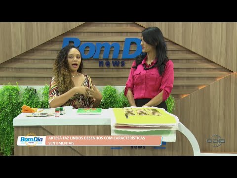 Artesã faz lindos desenhos com características sentimentais 19 07 2022