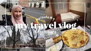 Ep9 - Prague🇨🇿 to Regensburg🇩🇪 | Check in Dream Inn Hotel Regensburg 💕🥰
